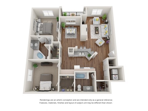 King Lewis | 2 Bed, 2 Bath